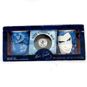 Elvis Presley Mug  GIFT SET Mugs Cup Coffee Hot Cocoa Ceramic Original Set of 2